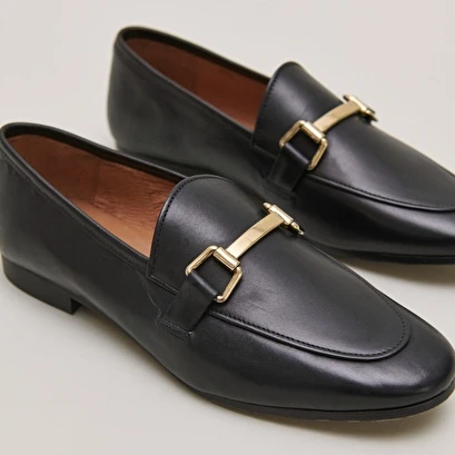 Mocassins à Mors En Cuir Noir 7 Mocassins à Mors En Cuir Noir – Image 5