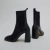 Bottines à Talons Hauts En Cuir Noir -Xoxo Boutique 01W006311A.1694453898