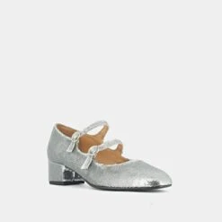 Babies Doubles Boucles Et Talons En Sequins Argent -Xoxo Boutique 01W007673D.1694469103