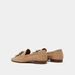 Mocassins à Glands En Velours Camel -Xoxo Boutique 01W007835F.1694469479