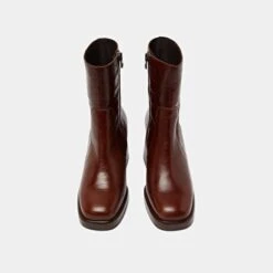 Boots à Plateformes En Cuir Vieilli Marron 15 Boots à Plateformes En Cuir Vieilli Marron -Xoxo Boutique 01W008180G.1700149804