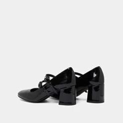 Babies à Talons En Vernis Noir 14 Babies à Talons En Vernis Noir -Xoxo Boutique 01W008287F.1698942949