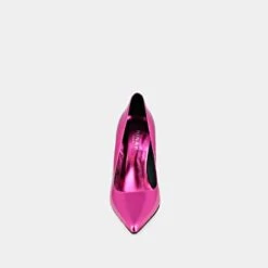 Escarpins à Bouts Pointus Et Talons En Cuir Metallisé Fushia -Xoxo Boutique 01W008344F.1694470801