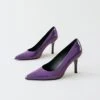 Escarpins à Bouts Pointus En Cuir Verni Violet -Xoxo Boutique 01W008397A.1694470919