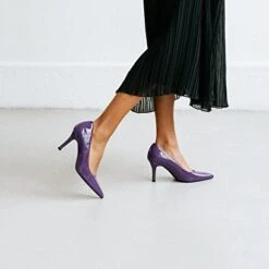 Escarpins à Bouts Pointus En Cuir Verni Violet -Xoxo Boutique 01W008397C.1694470920