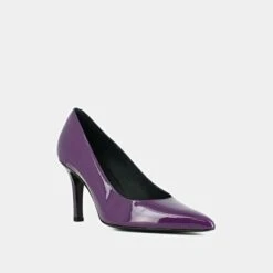 Escarpins à Bouts Pointus En Cuir Verni Violet -Xoxo Boutique 01W008397D.1694470921