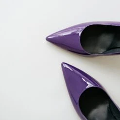 Escarpins à Bouts Pointus En Cuir Verni Violet -Xoxo Boutique 01W008397E.1694470922