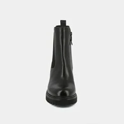 Chelsea Boots à Semelles Crantées En Cuir Noir -Xoxo Boutique 01W008435F.1694471035