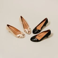 Escarpins à Bouts Ouverts En Velours Laminé Noir -Xoxo Boutique 01W008549G.1694503628