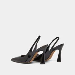 Escarpins Slingback à Bouts Pointus En Vernis Noir 14 Escarpins Slingback à Bouts Pointus En Vernis Noir -Xoxo Boutique 01W008701F.1694504098