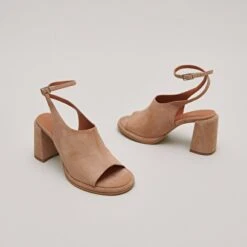 Sandales à Talons Hauts En Croute Beige -Xoxo Boutique 01W008758C.1694504315