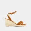 Espadrilles à Talons Hauts Et Brides En Croute Cognac -Xoxo Boutique 01W008808A.1694504442