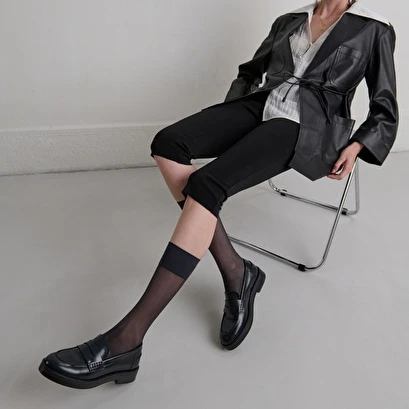 Mocassins En Cuir Glacé Bleu 3 Mocassins En Cuir Glacé Bleu