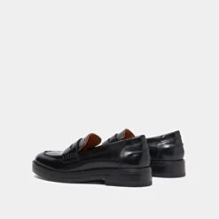 Mocassins En Cuir Glacé Bleu 14 Mocassins En Cuir Glacé Bleu -Xoxo Boutique 01W008835F.1694504504