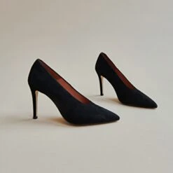 Escarpins à Bouts Pointus En Velours Noir