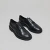 Derbies à Lacets En Cuir Noir -Xoxo Boutique 01W008911A.1706630144