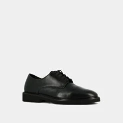 Derbies à Lacets En Cuir Noir -Xoxo Boutique 01W008911D.1698943128