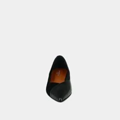 Ballerines Pointues En Cuir Brillant Et Velours Noir -Xoxo Boutique 01W008930F.1694504826