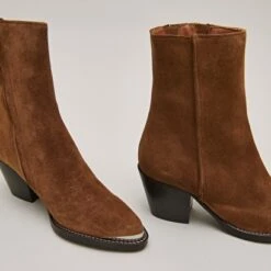 Boots à Bouts Argentés En Croute Cognac 12 Boots à Bouts Argentés En Croute Cognac -Xoxo Boutique 01W009039E.1700151491