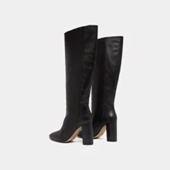 Bottes à Talons En Cuir Noir -Xoxo Boutique 01W009052F.1698942841