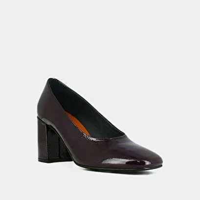 Escarpins à Bouts Pointus En Vernis Plissé Noir 6 Escarpins à Bouts Pointus En Vernis Plissé Noir – Image 4