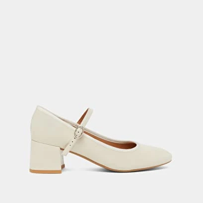Babies à Talons En Vernis écru 4 Babies à Talons En Vernis écru – Image 2