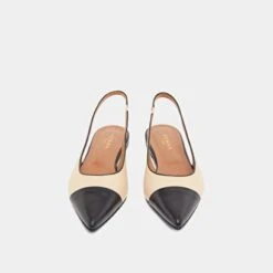 Ballerines à Bouts Pointus En Cuir Noir Et Beige 15 Ballerines à Bouts Pointus En Cuir Noir Et Beige -Xoxo Boutique 01W009289G.1708516924