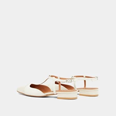 Ballerines à Boucles Ajustantes En Vernis Et Cuir écrus 8 Ballerines à Boucles Ajustantes En Vernis Et Cuir écrus – Image 6